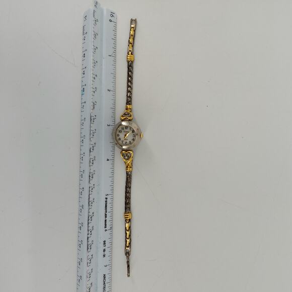 Vintage Cxandy Quartz Watch Bracelet Wristwatch Heart - Picture 3 of 14